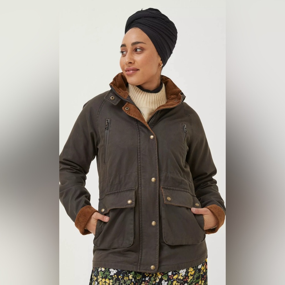 GUC Fat Face Sussex Heritage Coat Navy